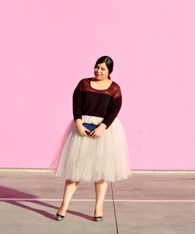 plus size fashion: holiday outfit