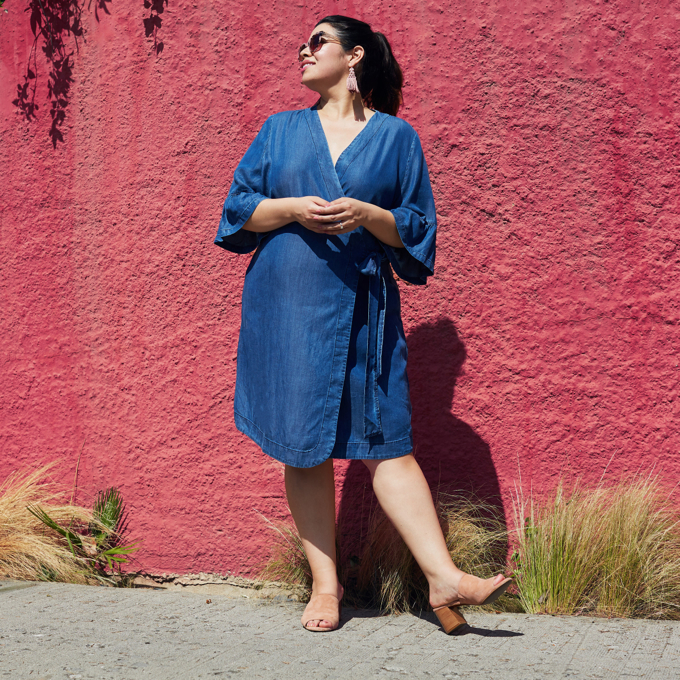 Simply Be plus size denim dress