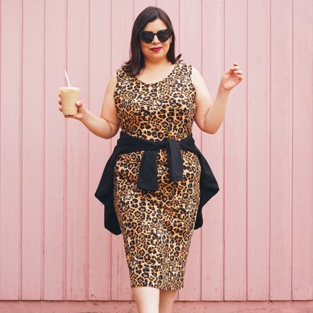 fall trend: leopard dress with ankle boots